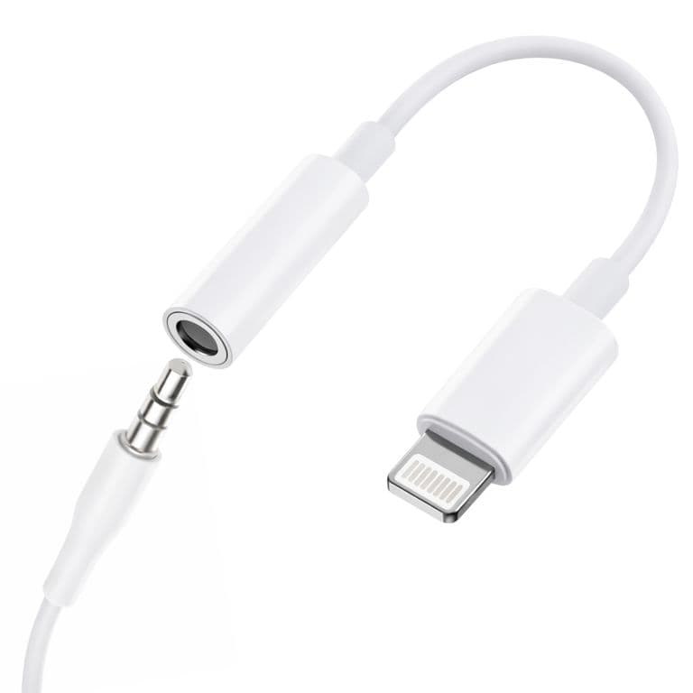 Adaptador De Audifonos Compatible Iphone Lightning A Jack 3.5mm