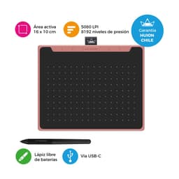 Tableta Grafica Digitalizadora Inspiroy RTS-300 Pink