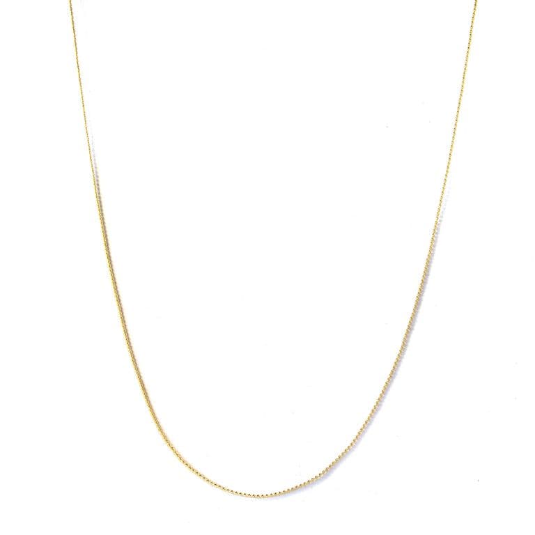 Cadena Serpentine 45cm Enchapado Oro 18K Dorado 45