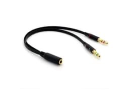 Cable Adaptador Para Audifonos Con Microfono