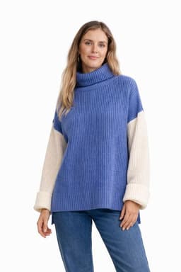 Chaleco Florencia Azul Claro - Indigo S
