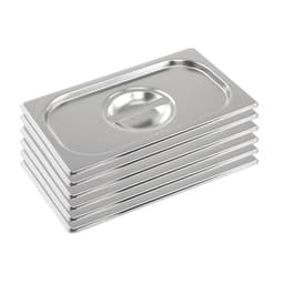 Tapa Gastronomica GN 1/4 Acero Inox. Pack 6 Unidades