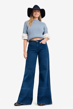 Jeans Pompeya Azul - Azul 36