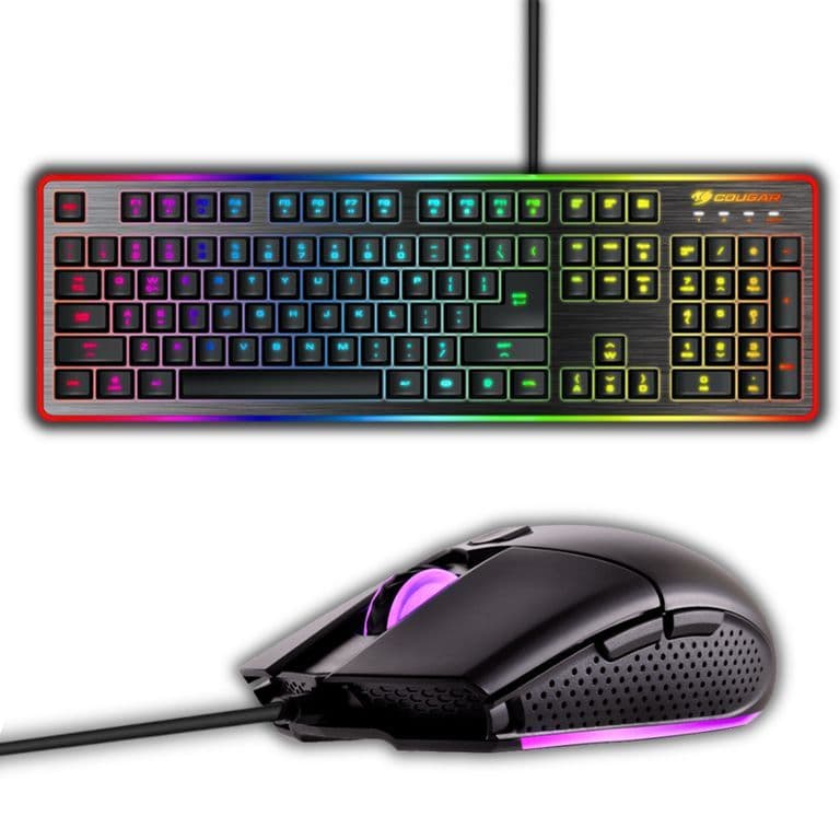 Kit Gamer Mouse y Teclado Deathfire Ex RGB Anti-Ghosting - Negro Negro
