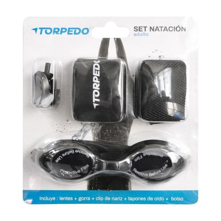 SET NATACION ADULTO NEGRO