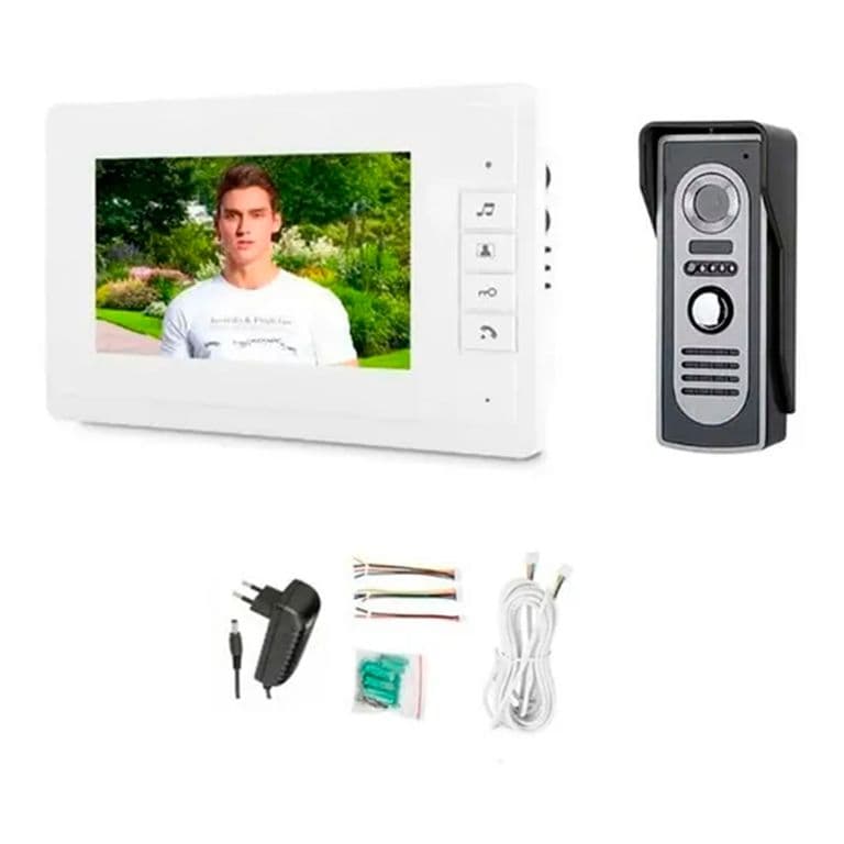 Timbre Video Portero Con Camara Citofono Pantalla 7 Pulgadas