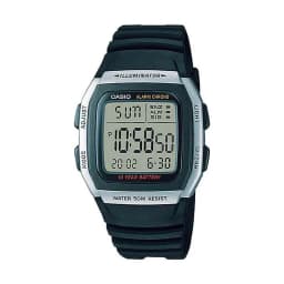 Reloj Digital Hombre W-96H-1AV Plateado TALLA UNICA