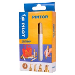 PINTOR SET 4 PUNTAS DORADO