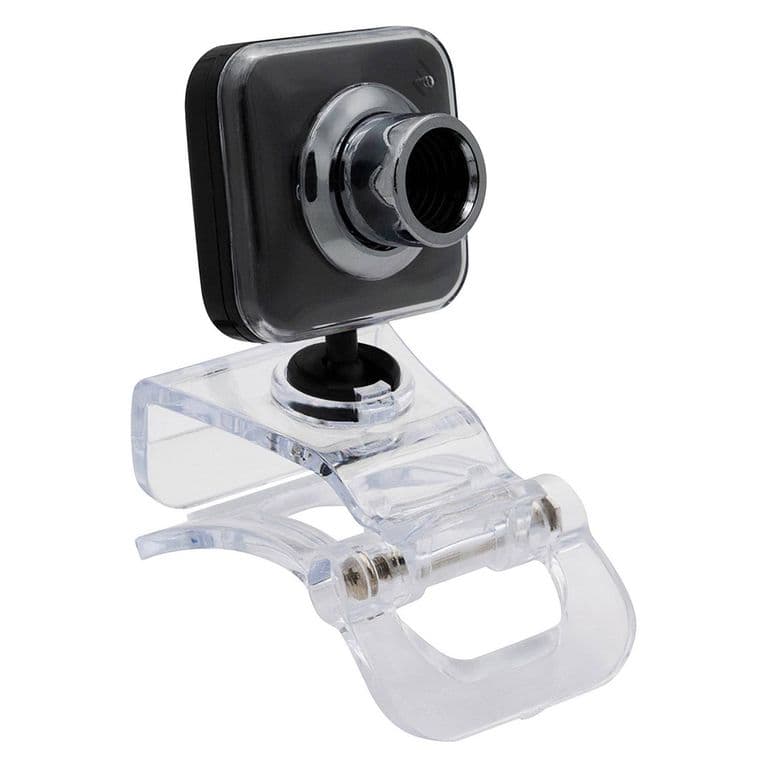 Webcam Usb Con Microfono y Anclaje Universal VGA 480p X28