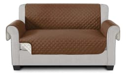 Funda Cobertor Protector Sofa Sillon 3 Cuerpos Cafe