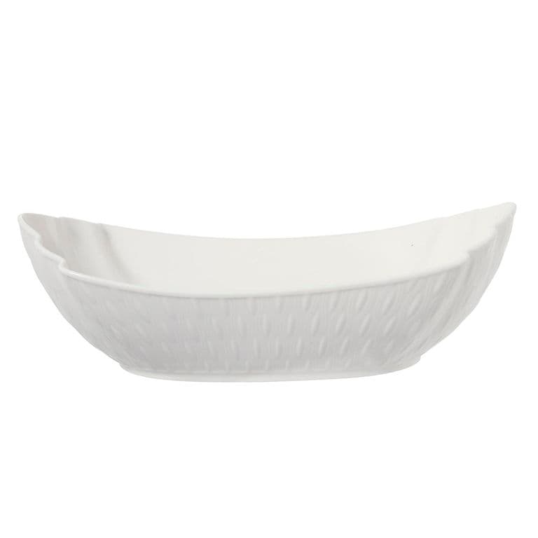 Fuente Decorativa Porcelana Marina Blanca