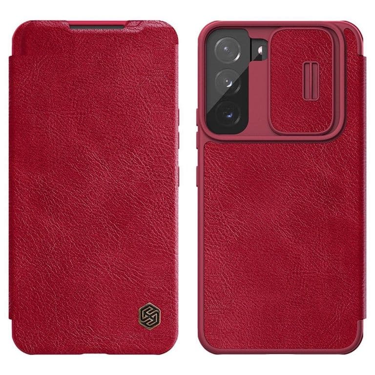 Carcasa Flip Cover Para Samsung S22 Plus - Rojo