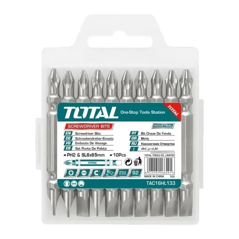 Kit Juego Puntas Phillips Y Paleta Doble 10 Piezas