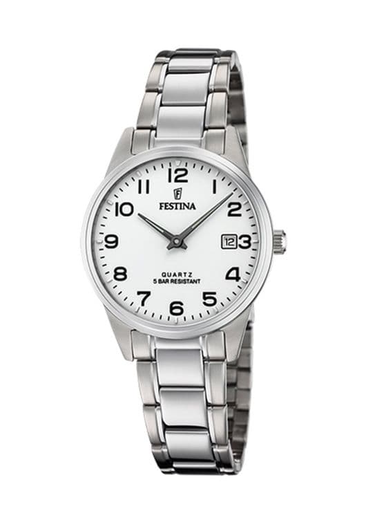 Reloj F20509/1 Plateado Mujer Acero Clasico Plateado TALLA UNICA