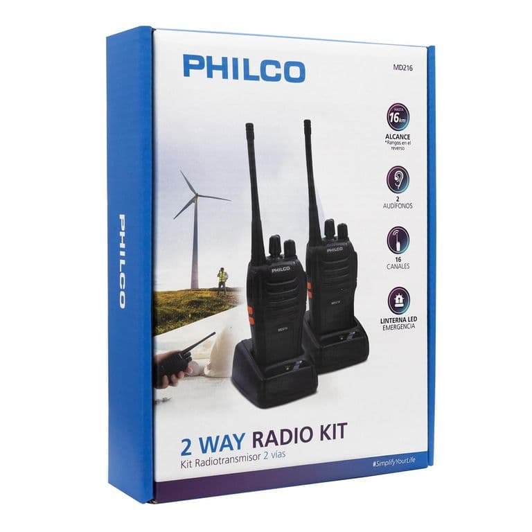Radiotransmisor Walkie Talkies Md216 16 Canales 2un