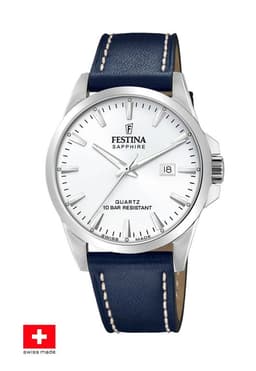 Reloj F20025/2 Plateado Hombre Swiss Made Plateado TALLA UNICA