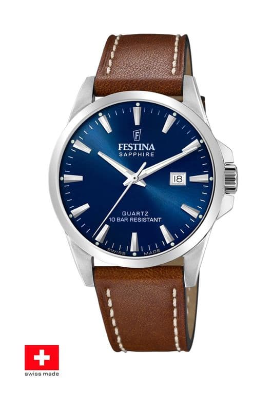 Reloj F20025/3 Azul Hombre Swiss Made Azul TALLA UNICA