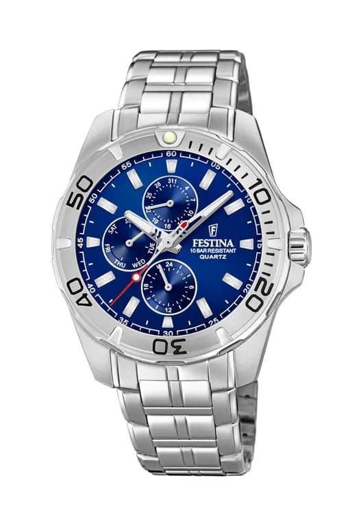 Reloj F20445/2 Azul Hombre Multifuncion Azul TALLA UNICA