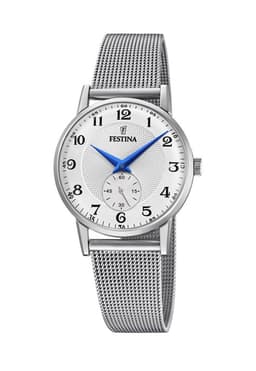 Reloj F20572/1 Plateado Mujer Retro Plateado TALLA UNICA