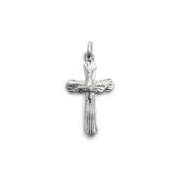 Colgante Cruz Espiritu Santo Plata Fina 925 Plateado TALLA UNICA