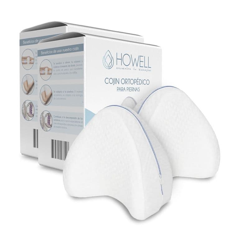 Pack X2 Almohada Memory Para Piernas Cojin Ortopedico Memory