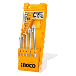 Set Brocas Punta Flecha Ceramica Vidrio 5 Pcs