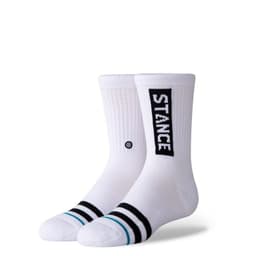 Sock OG Kids White Blanco M