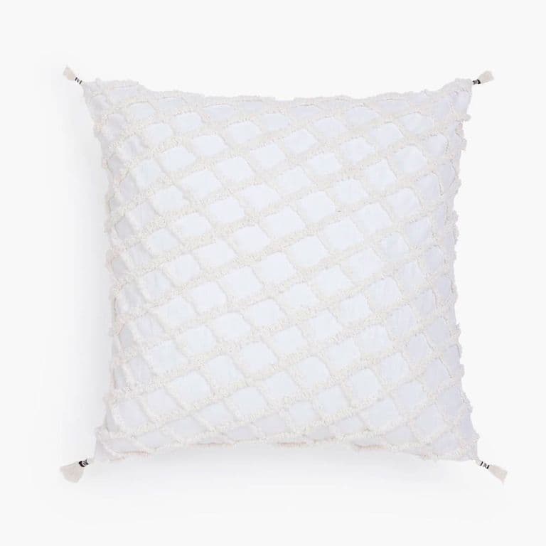 Funda Cojin algodon Royal 45x45 Blanco