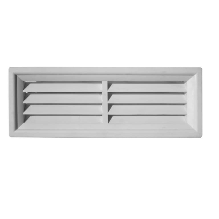 Celosia Ventilacion PVC Beagle 35x13 cm Blanco 10un