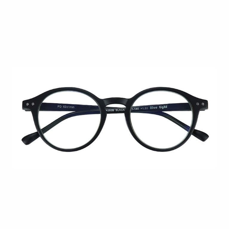 Lente lectura Anteojos opticos con aumento + 3.0 unisex Negro TALLA UNICA