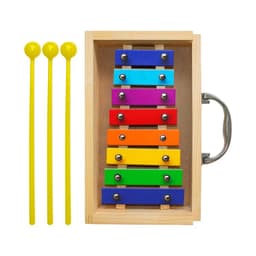 Metalofono Diatonico 8 Tonos Color Caja Madera All8Sc