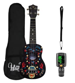 Pack Ukelele Soprano Ukatr+Funda+Afinador+strap Allegro