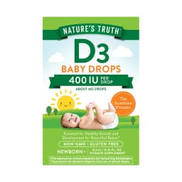 Vitamina D3 para Bebe 10mcg 400 UI Gotas 9,2ml