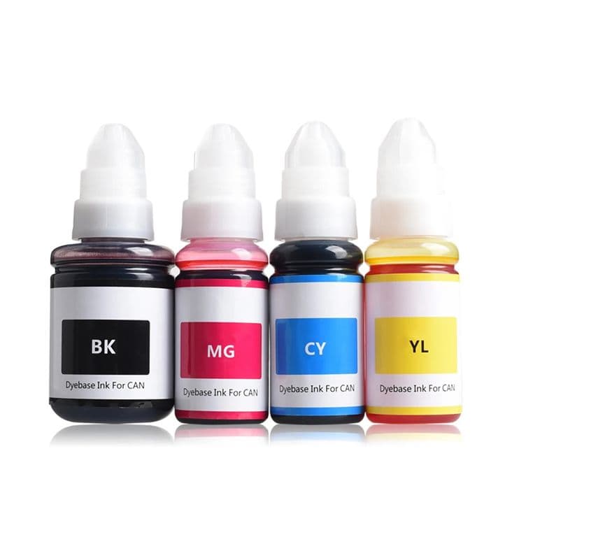 Tinta GI 190 Pack 4 Colores Compatible con G2100 G2110 G3110 G4110