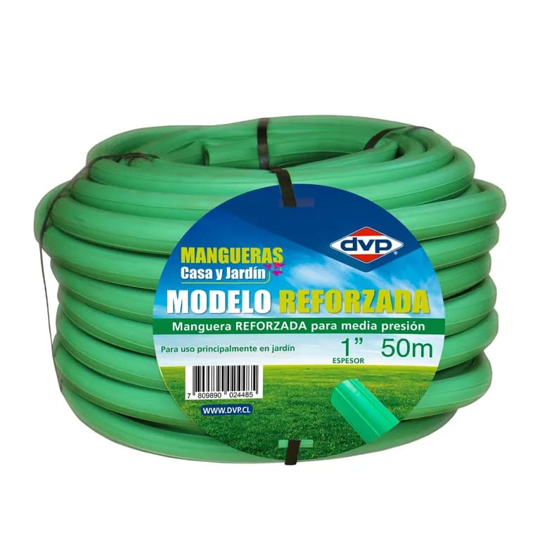 Manguera Pvc Reforzada 50mts 1 Pulgada