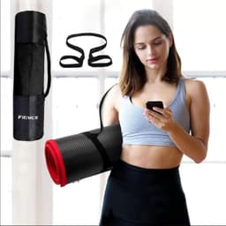 Mat Yoga Colchoneta +bolso+corre - Negro - Negro
