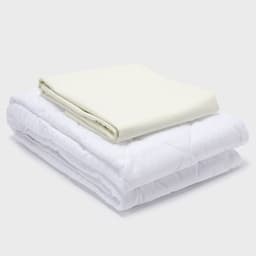 COMBO SABANA BEIGE CUBRECOLCHON KING