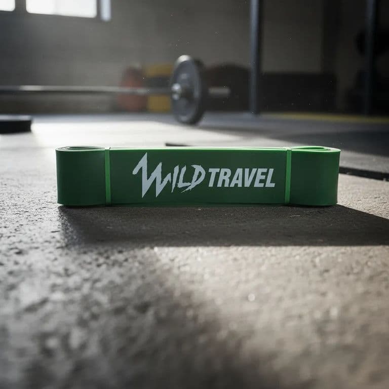 POWER BANDS Banda Elastica VERDE de Resistencia Pull Up GYM