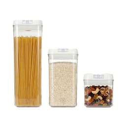 Set de 3 Contenedores Hermeticos Plastico