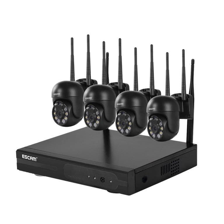 Kit NVR 4 Camaras IP WIFI QHD 1296P 3MP WNK614