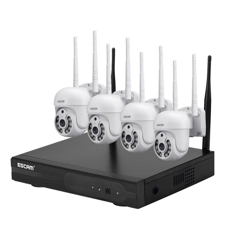Kit NVR 4 Camaras IP WIFI QHD 1296P 3MP WNK714