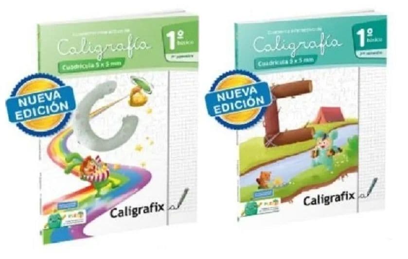 Pack 1 Basico CUADRICULA 1 y 2 Semestre, Edicion Actualizada