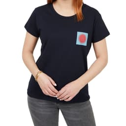 Polera Eclipse Manga Corta Azul XS