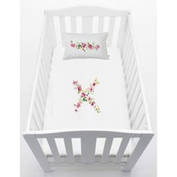 Cubreplumon Pack and Play Letras Vintage X -