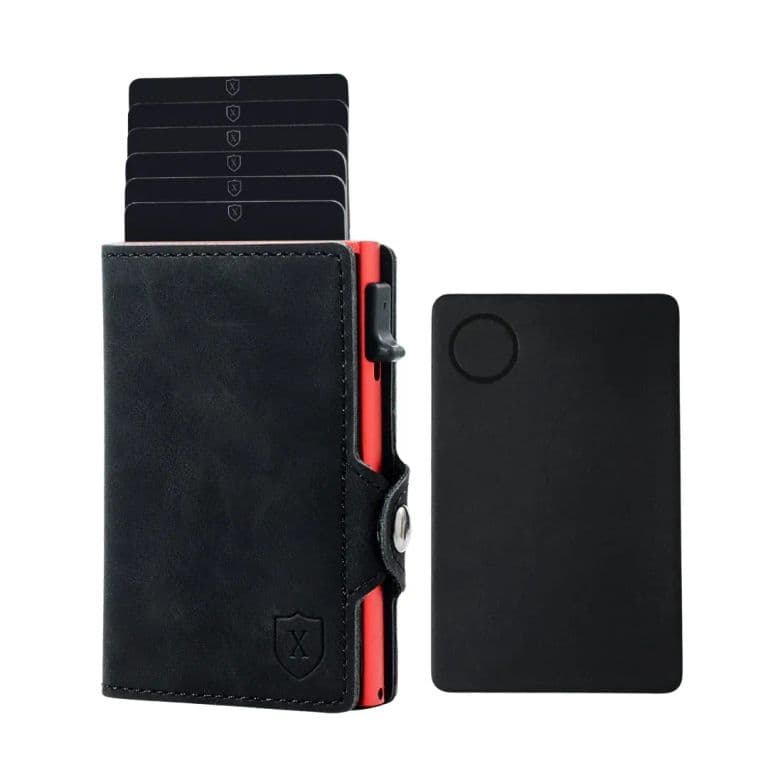 Pack Billetera Tarjetero con Localizador
