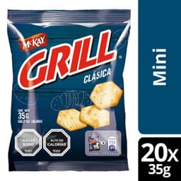 Galleta Grill Clasica 35g X20 Unidades
