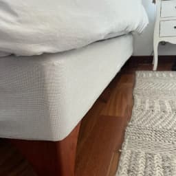 Faldon Elasticado 2 Plazas Beige Claro
