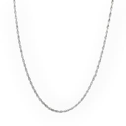 Cadena Singapur 60cm Plata Fina 925 Plateado TALLA UNICA