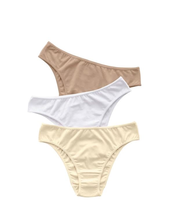 Tangas Ultracomodas 12632X3 Tanga Surtido Blanco S