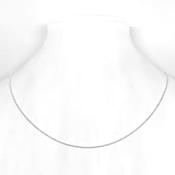 Cadena Mini Bolas 40cm Plata Fina 925 Plateado TALLA UNICA